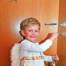 Jason Durell als Christkind