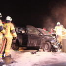Schwerer Unfall in Hard: Pkw gegen Gartenmauer