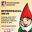 Flyer - Musikball Gantschier