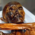Bilder der Gletschermumie Ötzi
