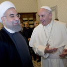 Papst Franziskus empfing iranischen Präsidenten Rohani im Vatikan