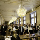 Beim Übergabeevent der Debütanten des Opernballs