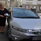 Brigitte Ritsch und ihr Honda Civic