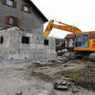 Abbrucharbeiten für neue Manufaktur (2016)