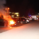 Pkw-Brand auf Blum-Gelände in Fußach