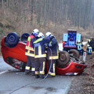 Einsatzdoku 17.2.16: Verkehrsunfall in Mödling