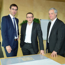 VP-Regierungsteam und Landtagsklub vor Ort im Bezirk Dornbirn