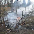 Wohnwagenbrand in NÖ