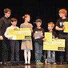 Glückliche Preisträger beim 5. Förderpreis-Wettbewerb der Rheintalischen Musikschule