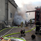 Brand im Spenden-Lager der Caritas in Traiskirchen