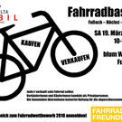 Fahrradbasar am 19. März