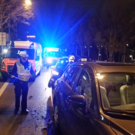 Auffahrunfall mit fünf Beteiligten in Wien-Döbling: An der Unfallstelle