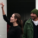 Angelina Jolie besuchte Flüchtlingslager in Piräus