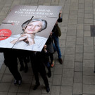 Irmgard Griss-Wahlplakate präsentiert