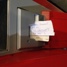 Gültiges Zugticket hinterlassen