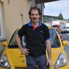 Peter Schmid und sein Honda Jazz