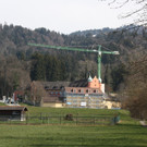 Bilder von der Sanierung und Neugestaltung des Landesbildungszentrums Schloss Hofen in Lochau (Baufortschritt März).