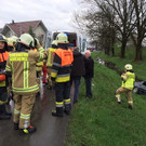 Hohenems: Schwangere Autofahrerin landet im Graben