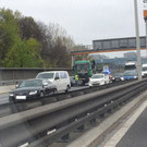 Leserreporter: Unfall mit Lkw auf A23