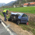 Frontalzusammenstoß auf der B25 im Bezirk Scheibbs: Bilder vom Einsatz