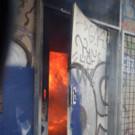 Brand am Frachtenbahnhof Wien-Nord