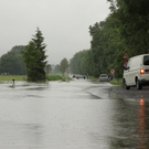 Überflutungen auf der Höchsterstraße