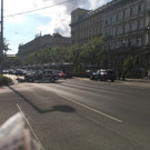 Zusammenstoß mit Polizeiauto