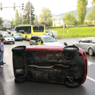 Unfall vor dem City-Tunnel