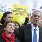 Der Wahlkampfabschluss von Alexander Van der Bellen in Wien