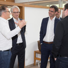 Betriebsbesuch mit Bürgermeister Paul Sutterlüty bei der Dorner Electronic GmbH in Egg