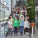 Praxisvolksschule Feldkirch zu Besuch bei Russmedia