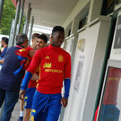 Impressionen des 1. Trainings der spanischen Nationalmannschaft