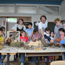 Kindergarten Mitte und VS Obdorf machen beim Weltrekordversuch. 