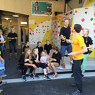 Erster Lehrlingsbouldercup