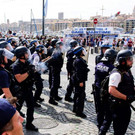 Zusammenstößen von EM-Fangruppen in Marseille
