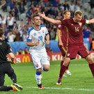 Slowakei gegen Russland: bilder vom EM-Spiel