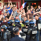 EM-Ausschreitungen in Lille - englische Fans