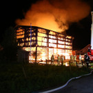 Heustadl in Lauterach abgebrannt