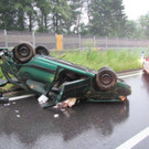 Regen löst Verkehrsunfälle auf der A1 aus (Einsatzdoku 20.6./1)