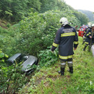 Unfälle auf nasser Fahrbahn in Baden: Neusiedl (Einsatzdoku 21.6.)