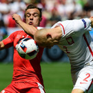 Polen vs. Schweiz: Bilder vom Achtelfinal-EM-Spiel
