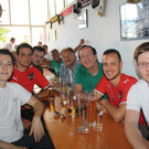 Public Viewing auf der Alten Fähre in Lochau: Österreich gegen Island.