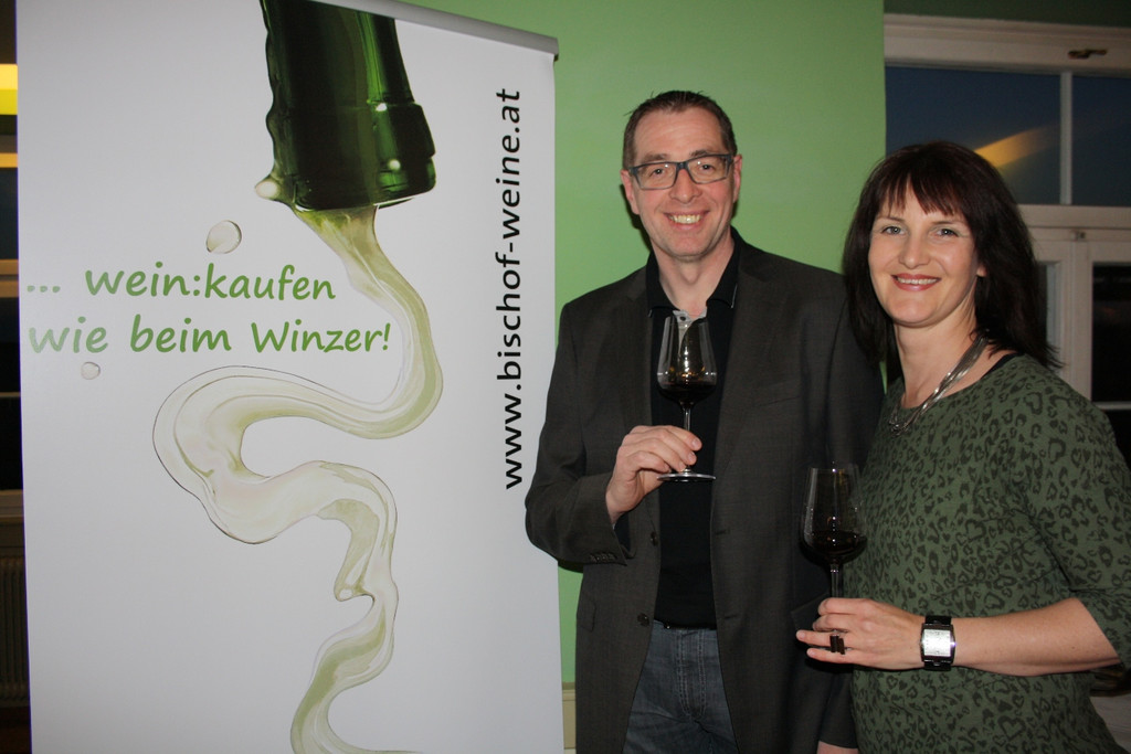 Lochau Wein KOST Herbert Bischof und Andrea Sinz Termin Lochau 2016.JPG