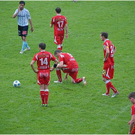 Feierstimmung im Clubheim des FC Bizau