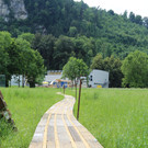 Aufbau vom Festivalgelände