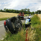Pkw-Kollision im Bezirk Mödling