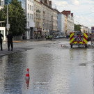 Wasserrohrbruch in Floridsdorf: Brünner Straße wurde überflutet