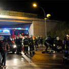 Bilder von der Unfallstelle in Amstetten