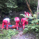 Rettung des Wanderers aus der Salza: Einsatz