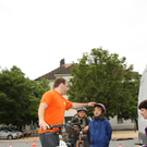 Rankweiler Kinder lernen sicheren Umgang mit dem Fahrrad